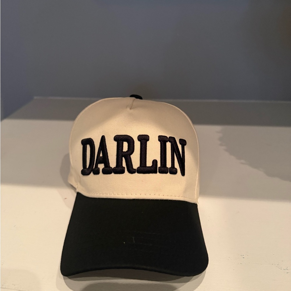 Black and Cream Baseball Cap